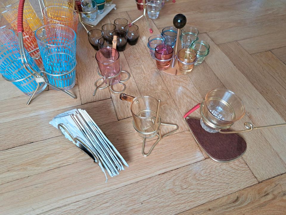 Gläserträger Glasständer Vintage Mid Century Kult 50s 60s 70s in Höchst im Odenwald