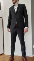 Slim fit Anzug in grau mit dezentem Karomuster Nordrhein-Westfalen - Haltern am See Vorschau