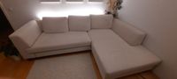 Große gemütliche Beige Stoff-Couch mit Schlaffunktion Kr. München - Oberhaching Vorschau