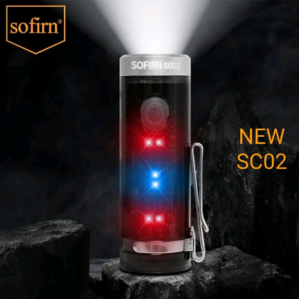 Sofirn SC02 Mini LED-Taschenlampe High CRI 320 lm USB-C in Düsseldorf