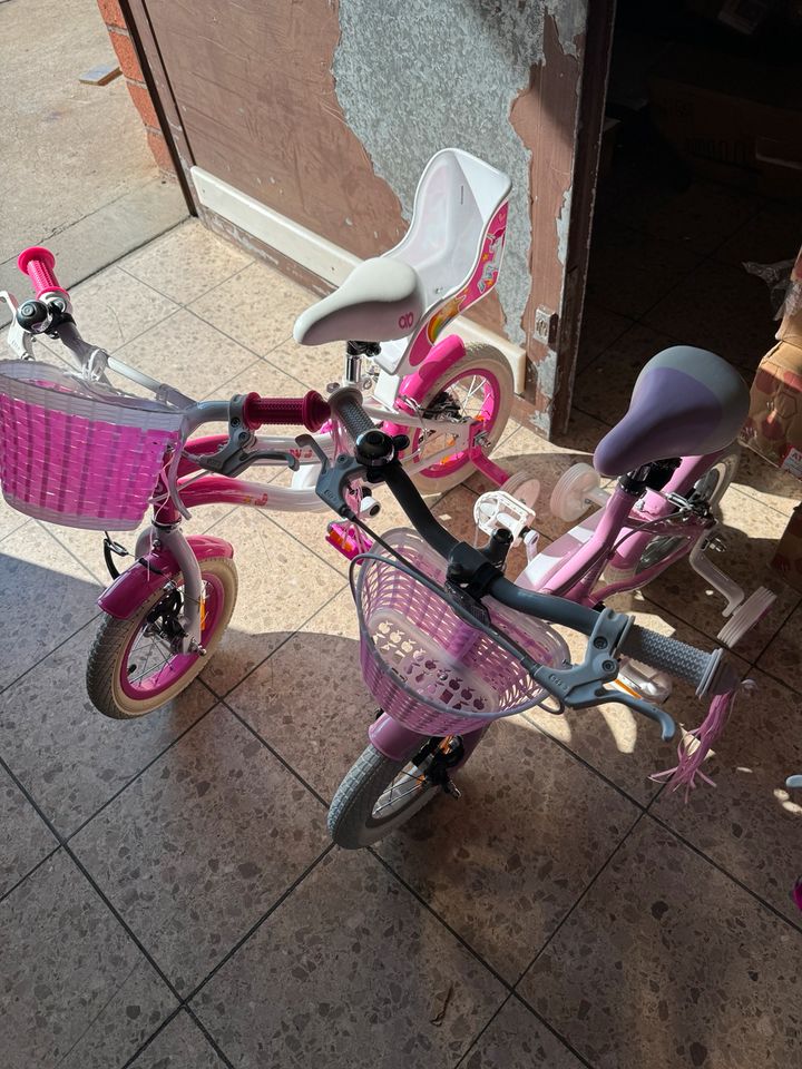 Kinderfahrrad Starlight 12 Zoll, Rosa, Stützräder, Fahrradkorb in Kassel