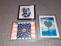 3 fertige Diamond Painting Bilder mit Bilderrahmen Niedersachsen - Seevetal Vorschau