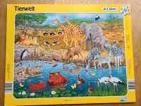 Rahmenpuzzle afrikanische Tierwelt, Giraffe, Elefant, Löwe Niedersachsen - Bad Essen Vorschau