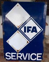 Altes Emailleschild IFA Service Vintage Rarität Müritz - Landkreis - Penzlin Vorschau