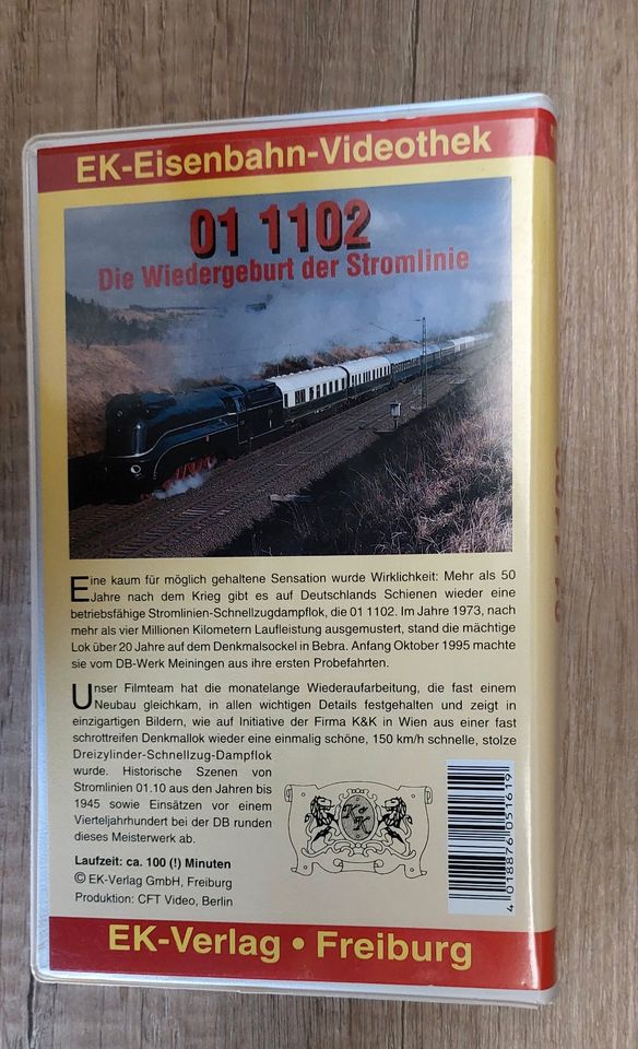 professionelle Eisenbahnvideos auf VHS-Kassette (Teil 1) in Bad Salzungen