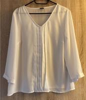 SOliver Black Label Chiffon Bluse, Creme weiß Nordrhein-Westfalen - Schleiden Vorschau