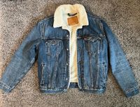 LEVI'S ® Übergangsjacke 'Type 3 Sherpa Trucker' in Blue Denim Niedersachsen - Braunschweig Vorschau