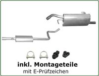 Auspuff Set für SMART FORFOUR 1.1 + 1.3 Mittel + Endschalldämpfer Berlin - Mitte Vorschau