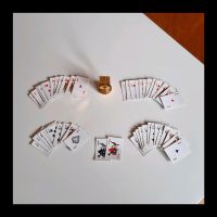 Miniatur Kartenspiel Messing Figur Deko Setzkasten Puppenstube Nordrhein-Westfalen - Wassenberg Vorschau