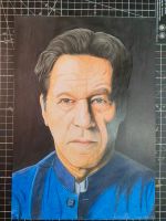 Imran Khan Portrait Zeichnung A4 Pakistan Berlin - Mitte Vorschau