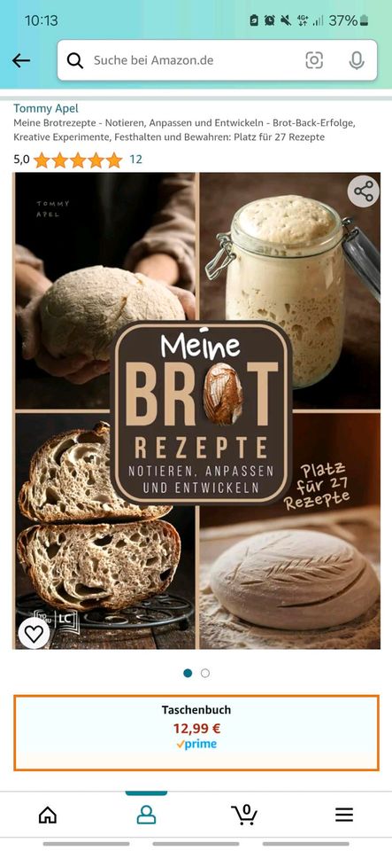 NEU Meine Brotrezepte - Notieren, Anpassen und Entwickeln Brot in Zittau