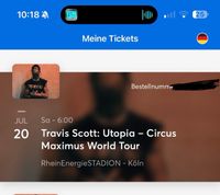 Travis Scott Stehplatz Nordrhein-Westfalen - Marl Vorschau