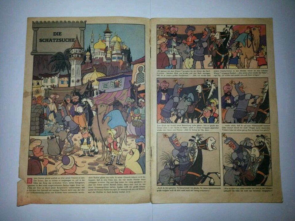 Mosaik-Comic Digedags Nr. 130 von 09/1967 "Die Schatzsuche" in Leuna