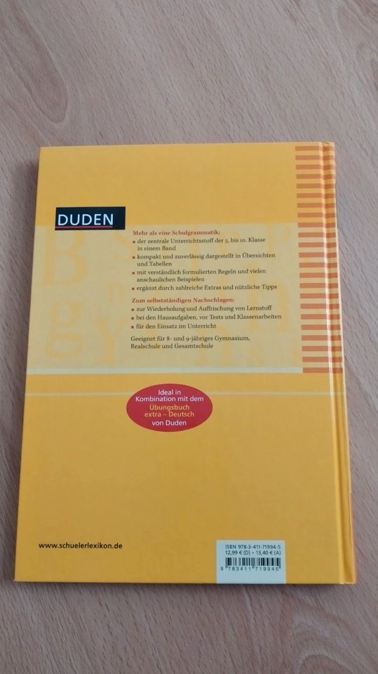 Duden Deutsch Schulgrammatik - extra, Klasse 5-10 in Neuss