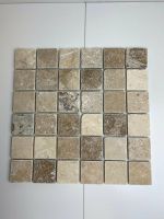 Noce und Chiaro Travertine Antique Fliesenmatten Naturstein Schleswig-Holstein - Hammoor Vorschau