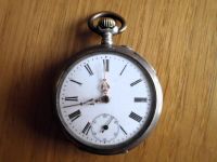 Alte Taschenuhr, vintage, Sekunde auf 6, Silber, 800er Aachen - Aachen-Haaren Vorschau