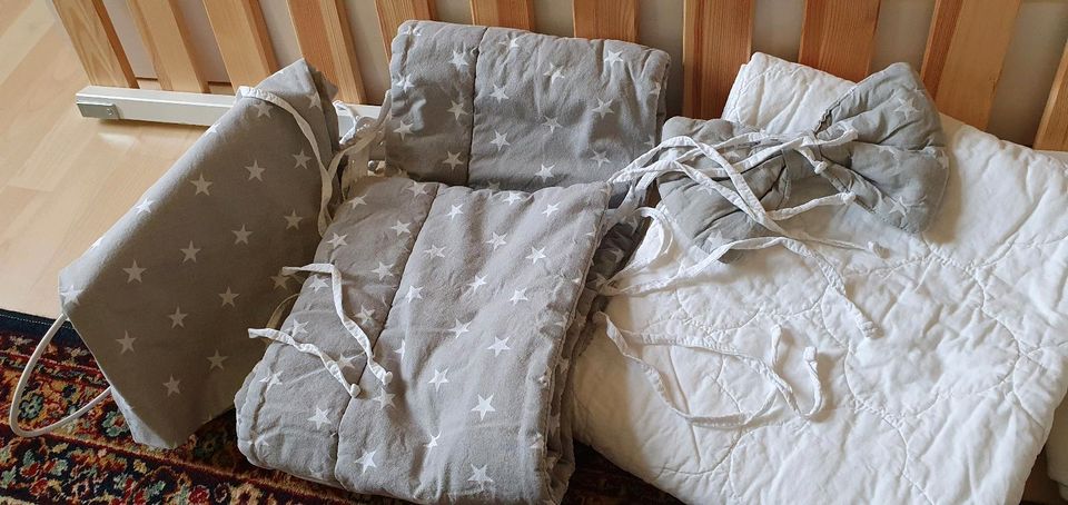 Pinolino Babybett+Zubehör Kinderbett Nina 70x140,weiß, Vollholz in Rostock