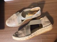 Vidoretta Espadrilles Gr. 36 in Taupe Niedersachsen - Bodenfelde Vorschau