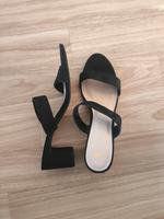 schwarze Sandalen mit Absatz - h&M - Gr 40 Berlin - Neukölln Vorschau