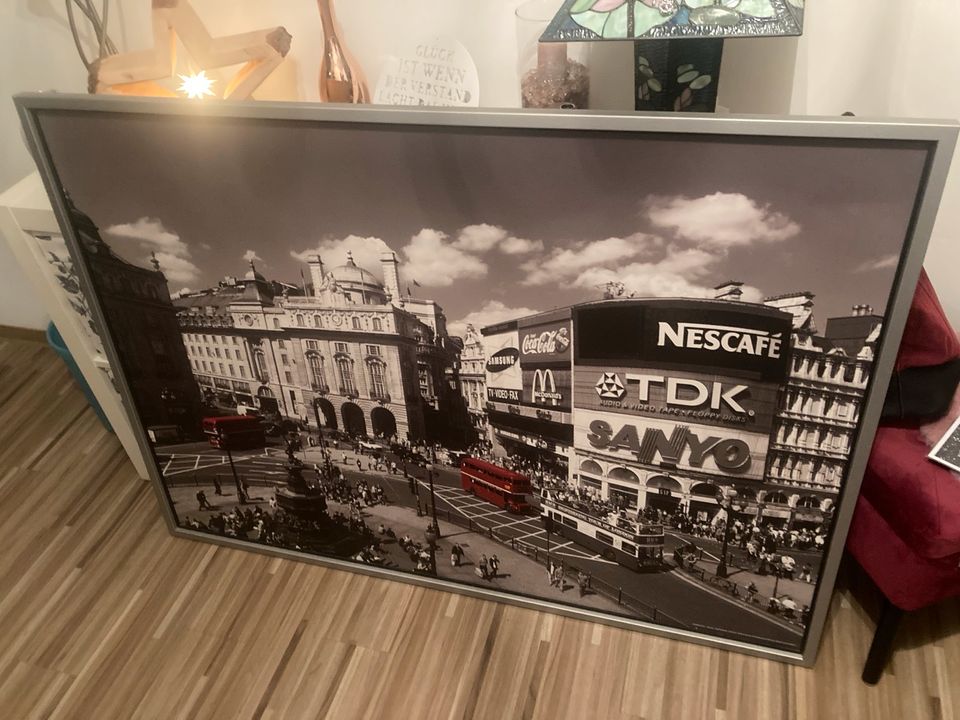 Wandbild London Piccadilly Circus (ca. 100 cm x 142 cm) in Zittau