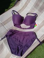 Bikini Neu Gr.40 Lila BH mit Slip Lycra tolle Machart Strand Bad Bayern - Tröstau Vorschau