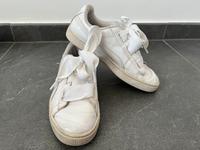 Weiße Sneaker von Puma Basket Heart Gr. 37,5 Aachen - Preuswald Vorschau