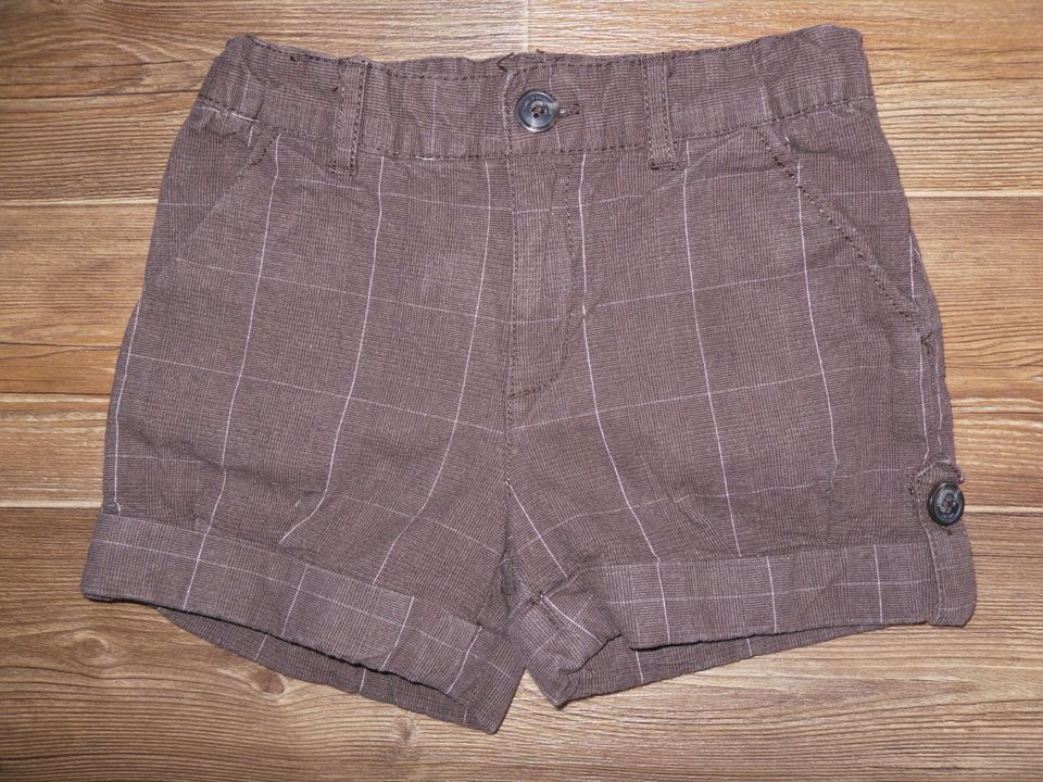 H&M ~ L.O.G.G. ~ Shorts ~ Hot Pants ~ Größe 110 ~ braun kariert in Plauen