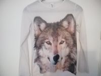 Tierprint Wolf Langarmshirt Longsleeve C&A Gr. 158 / 164 Kiel - Hassee-Vieburg Vorschau