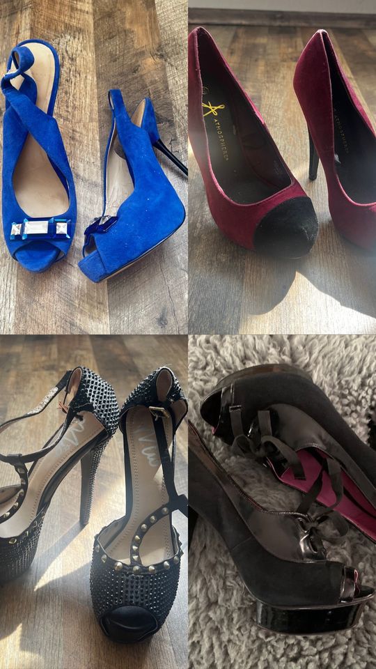 4x High Heels Gebraucht Gr. 36-38 Zara, Buffalo & Primark in Berlin