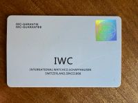 IWC Garantiekarte Hessen - Bischoffen Vorschau