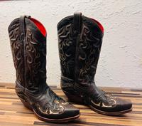 Cowboystiefel ORIGINAL Leder Buffalo 42 Cabra Rustica Choco Nordrhein-Westfalen - Brakel Vorschau
