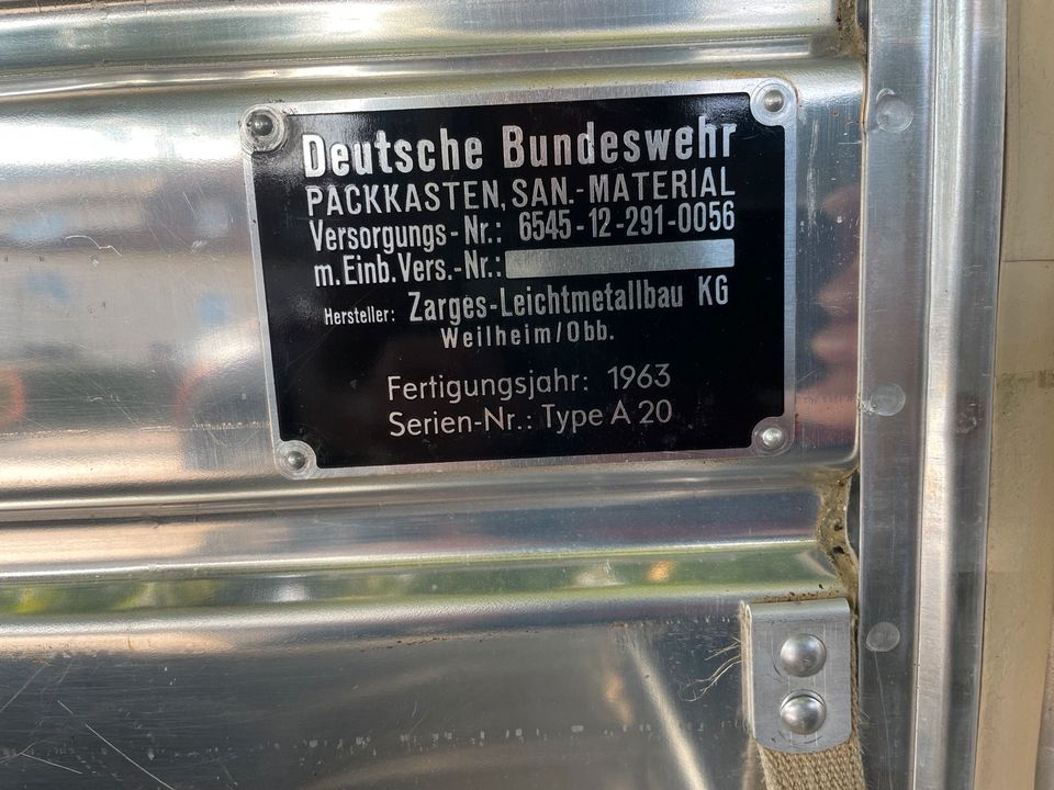 Zarges Box - Aufbewahrungskasten - Original Bundeswehr Kasten in Baden-Baden