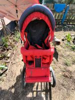 Kinderwagen, feuerrot, Luftreifen Brandenburg - Luckau Vorschau