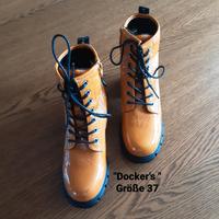 Boots  "Docker's" orange Größe 37 Hessen - Driedorf Vorschau