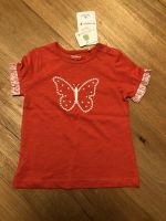 Shirt T-Shirt Rot Schmetterling Größe 92 NEU Mädchen Topomini Sachsen - Zschorlau Vorschau