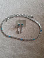 Super Geschenk ! Silber Set Kette mit Ohrringe 925+ Opal Nordrhein-Westfalen - Ascheberg Vorschau