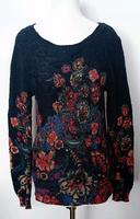Dunkelblauer StrickpuDesigual Pullover Dunkelblau Gemustert Gr. M Bayern - Germering Vorschau