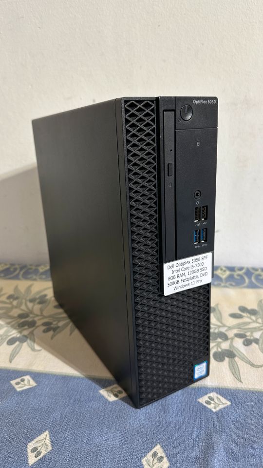 Dell Optiplex 5050 SFF Intel Core i5-7500 8GB RAM, Windows 11 Pro in Fröndenberg (Ruhr)