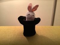 Hand-Fingerpuppe, Folktails Hase im Hut Bayern - Schondorf am Ammersee Vorschau