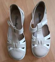 ChunSen Sandalen Gr 38 Weiß Beige Leder Dresden - Cotta Vorschau