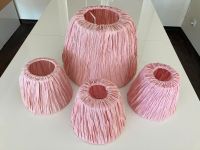 4x Lampenschirm IKEA Hemsta Stoffbezug Stoff rosa Set Shabby Chic Hessen - Heusenstamm Vorschau