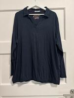 Poloshirt Cecil xxl dunkelblau Baumwolle modal langarm Niedersachsen - Wolfsburg Vorschau
