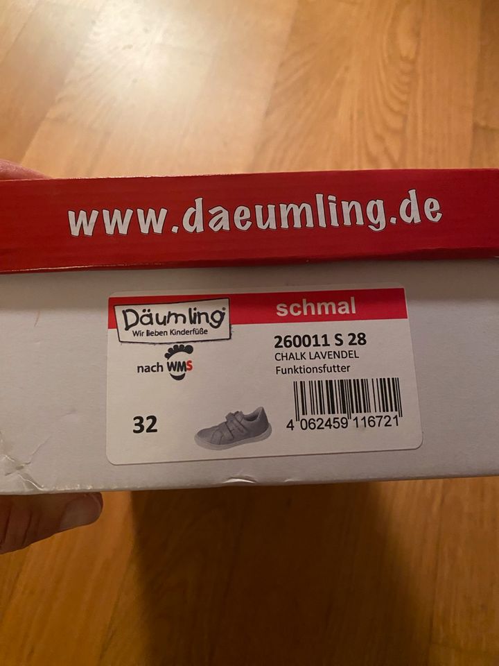 Däumling Halbschuh schmal Chalk Lavendel Gr 32 in Berlin