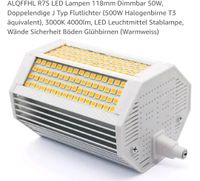 R7S LED Lampen 118mm Dimmbar 50W, Doppelendige J Typ Nordrhein-Westfalen - Meinerzhagen Vorschau