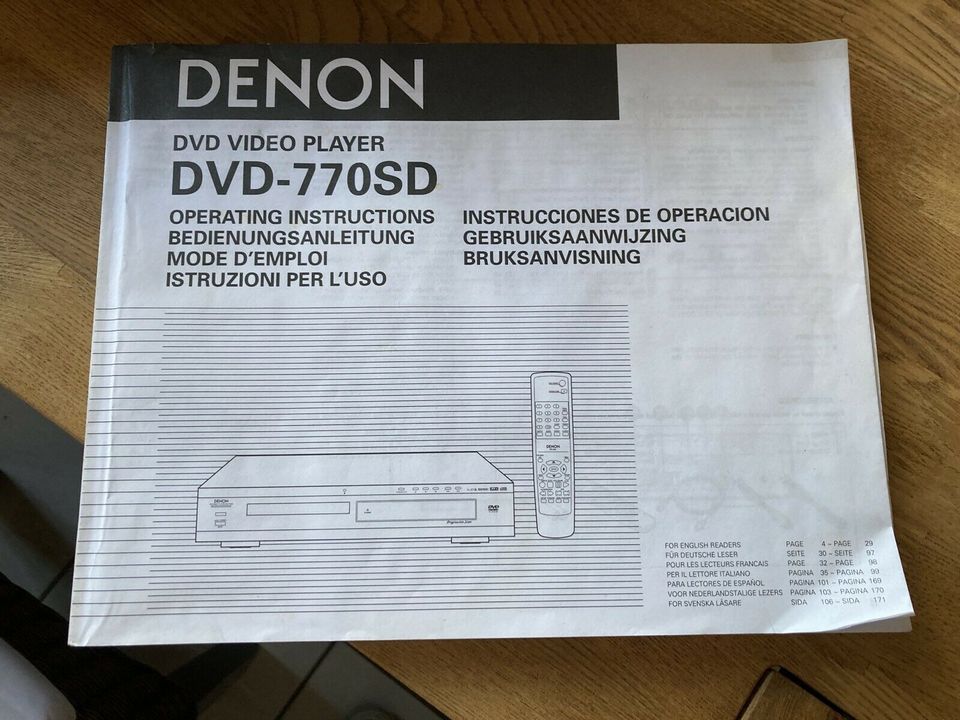 DENON DVD-770SD in Barmstedt