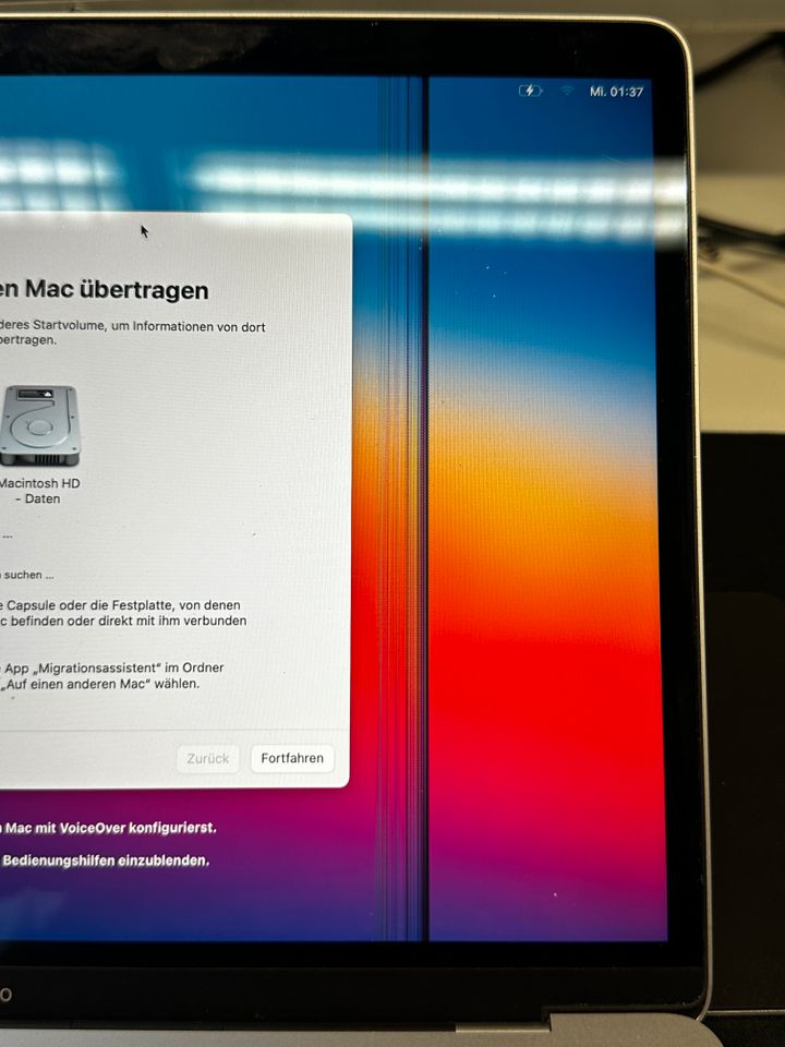 Macbook Pro 13 Space Gray 8GB 256GB 2021 leichte Mängel, Defekt in Dortmund
