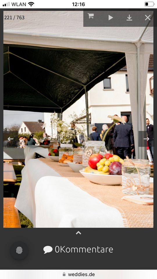 Jute-Gläser, verschiedene als Deko, Hochzeit, Party in Borod Westerwald