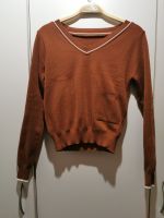 Dünner Pullover V-Ausschnitt orange / rostbraun Shein Neu S 36 Nordrhein-Westfalen - Nümbrecht Vorschau