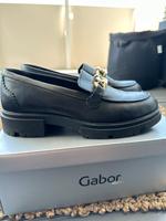 Cox Slipper schwarz Loafer Leder Größe 40 Damen Schuh Hessen - Eschwege Vorschau