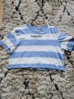 Blau/Weißes Superdry Damen T-Shirt in Größe 38 Rheinland-Pfalz - Bad Kreuznach Vorschau